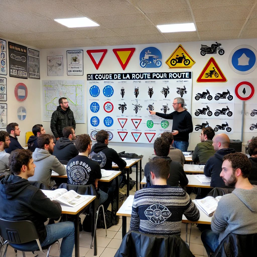 cours de code moto